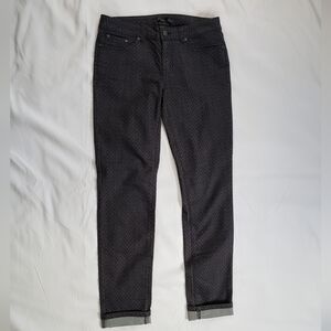 Prana Chevron Stripe Kara Pants Purple Grey Size 6 Unique Design  Style # W4KARA